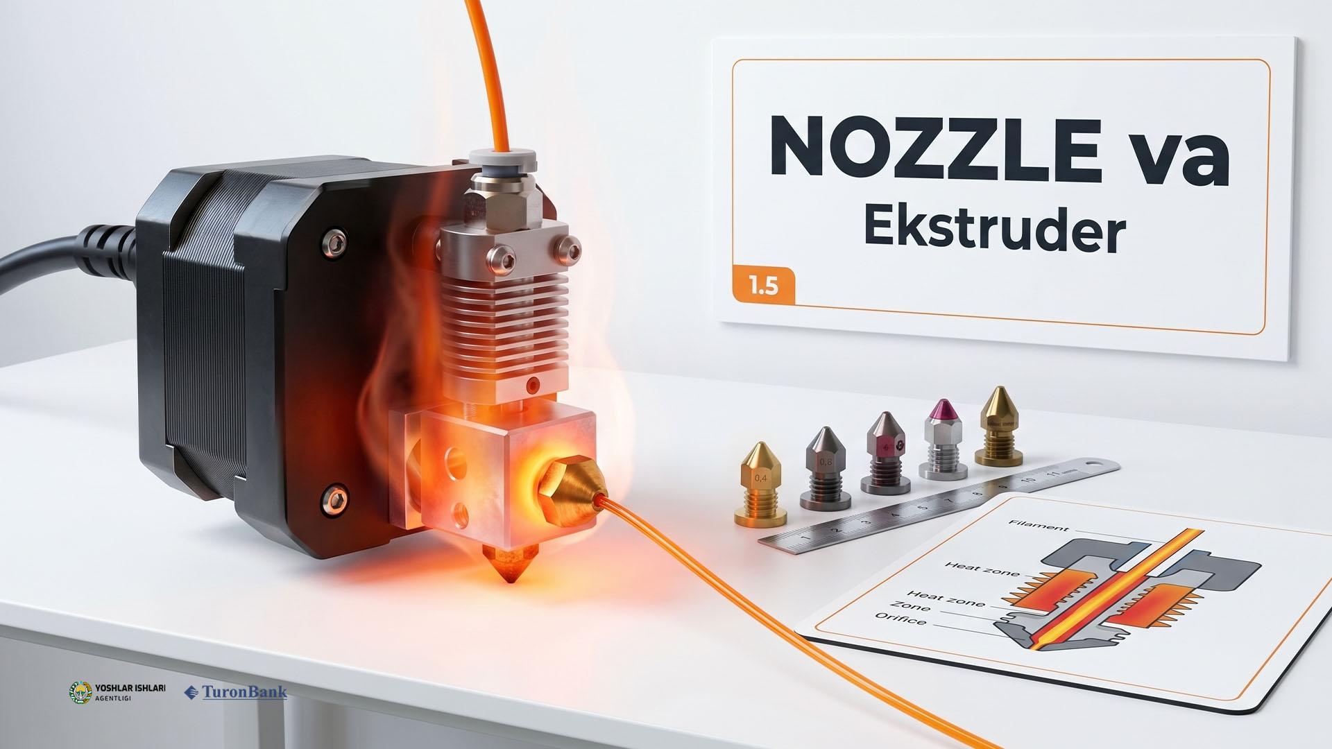 Nozzle va ekstruder