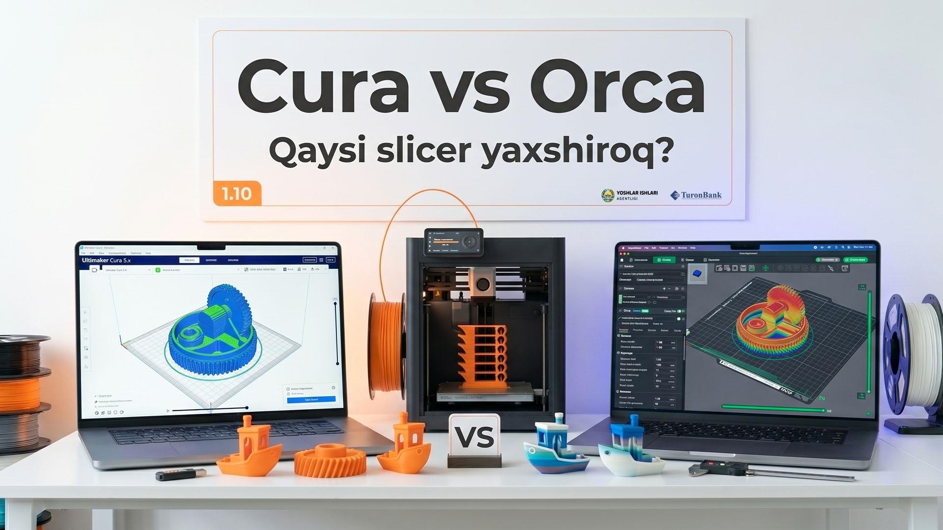  Qaysi slicer dastur yaxshiroq: Cura vs Orca