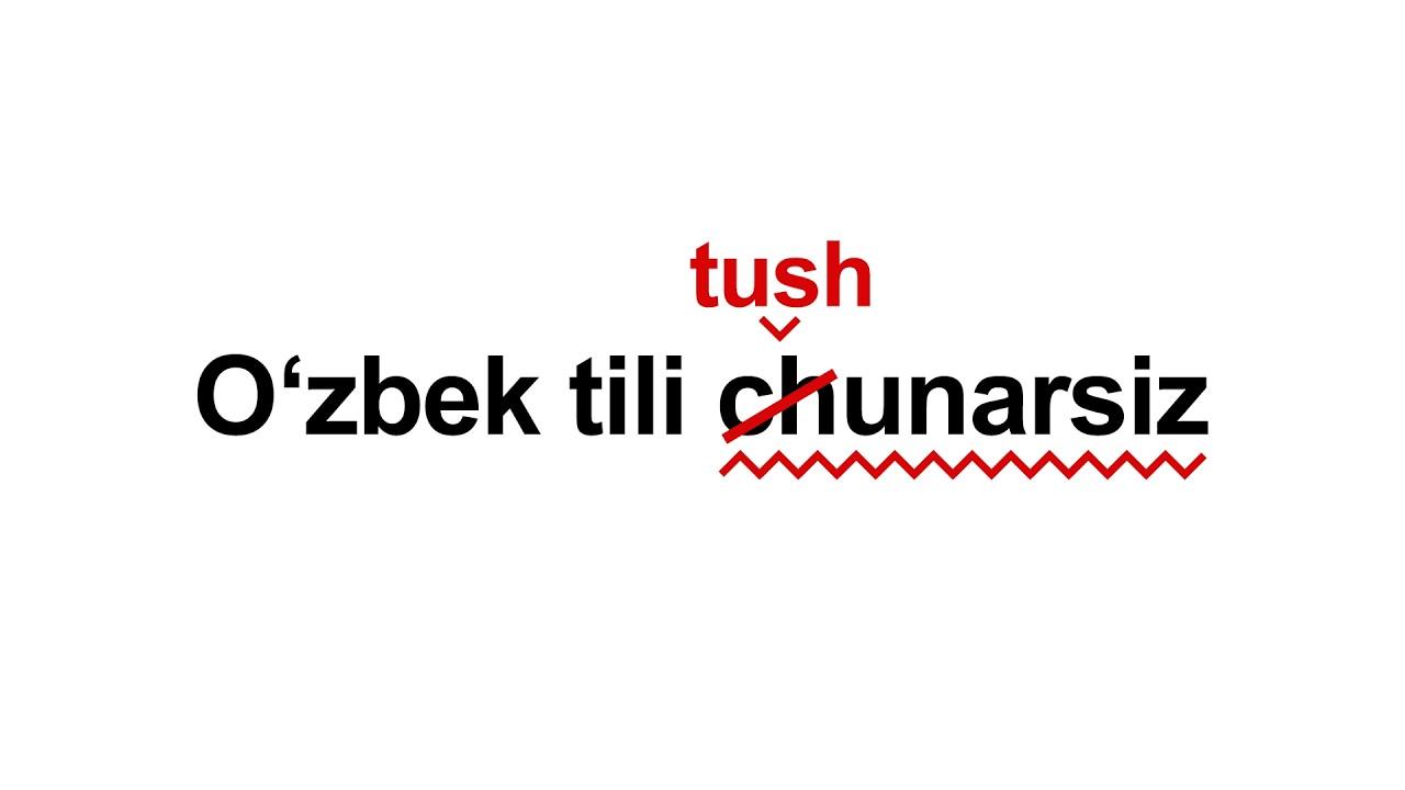 Siz o‘zbek tilini bilmaysiz 