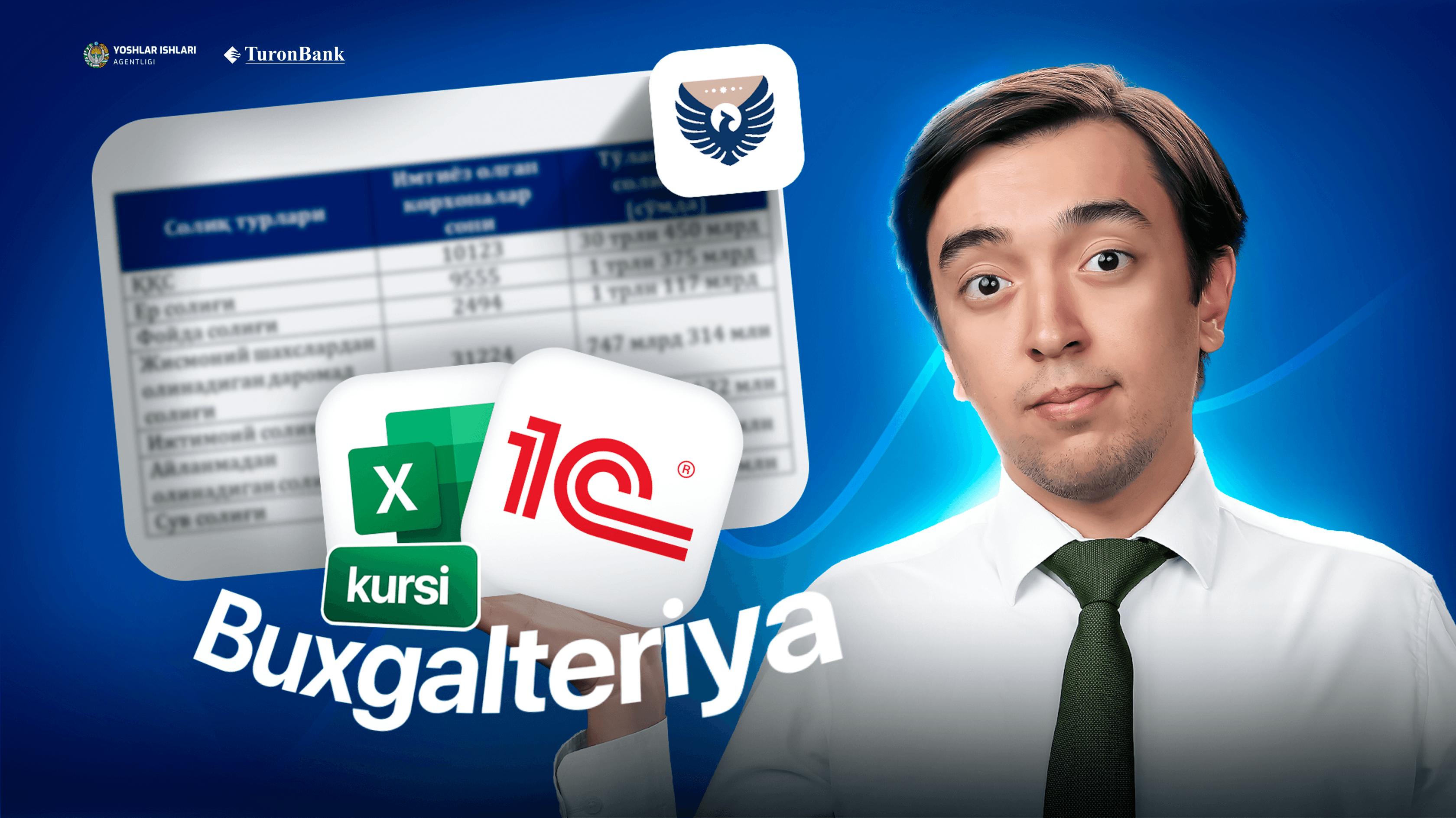 Bepul, sifatli Buxgalteriya kursi - Ustoz ai. Ustoz Afzal Raximov