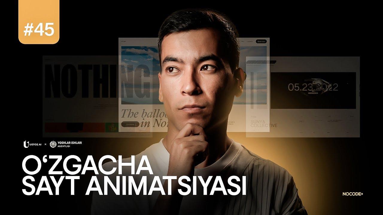 Sotuvchi saytlar uchun animatsiya tayyorlash