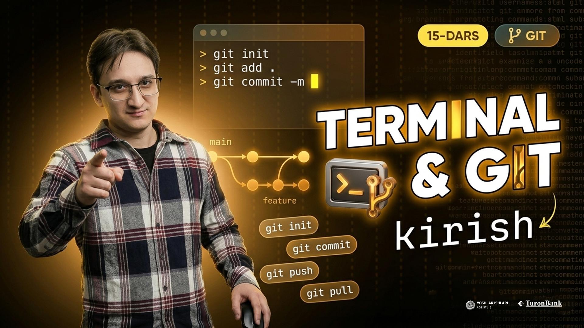 Terminal va GITga kirish