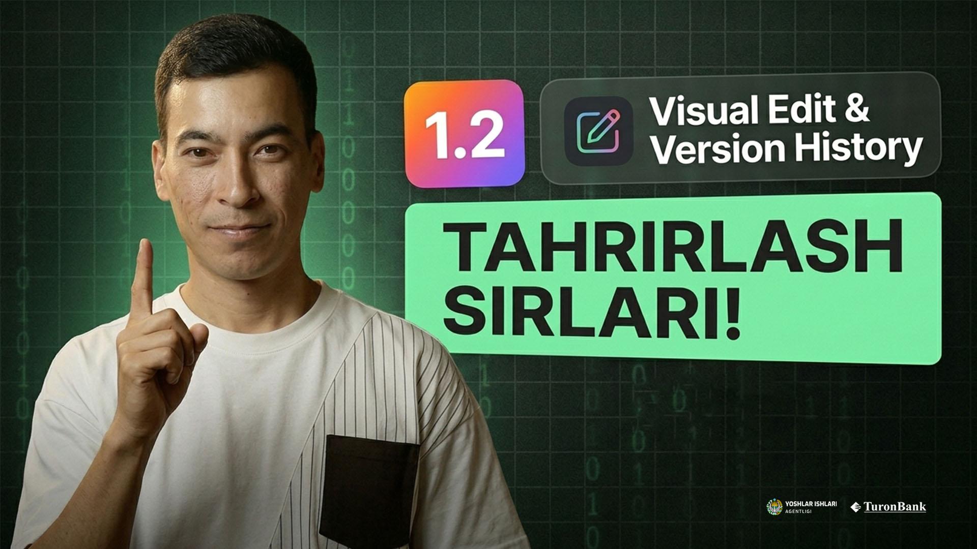 Lovable’da tahrirlash, Visual Edit va Version History bilan ishlash