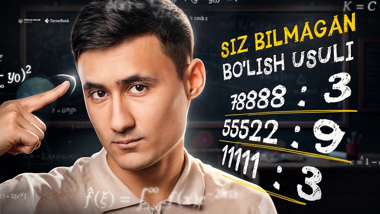 Sonlarning 9 ga va 3 ga bo‘linish belgisi