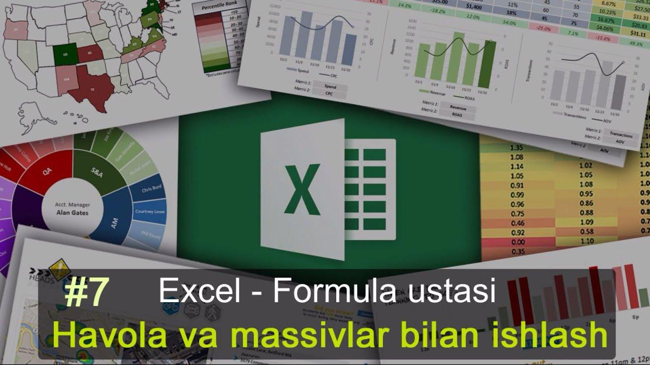 Havola va massivlar bilan ishlash