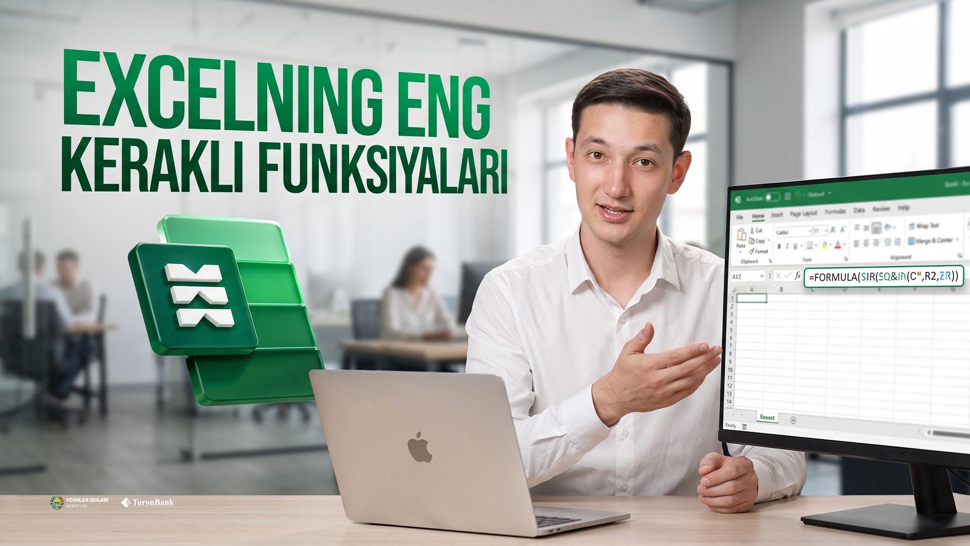 Excelning Eng Kerakli Funksiyalari