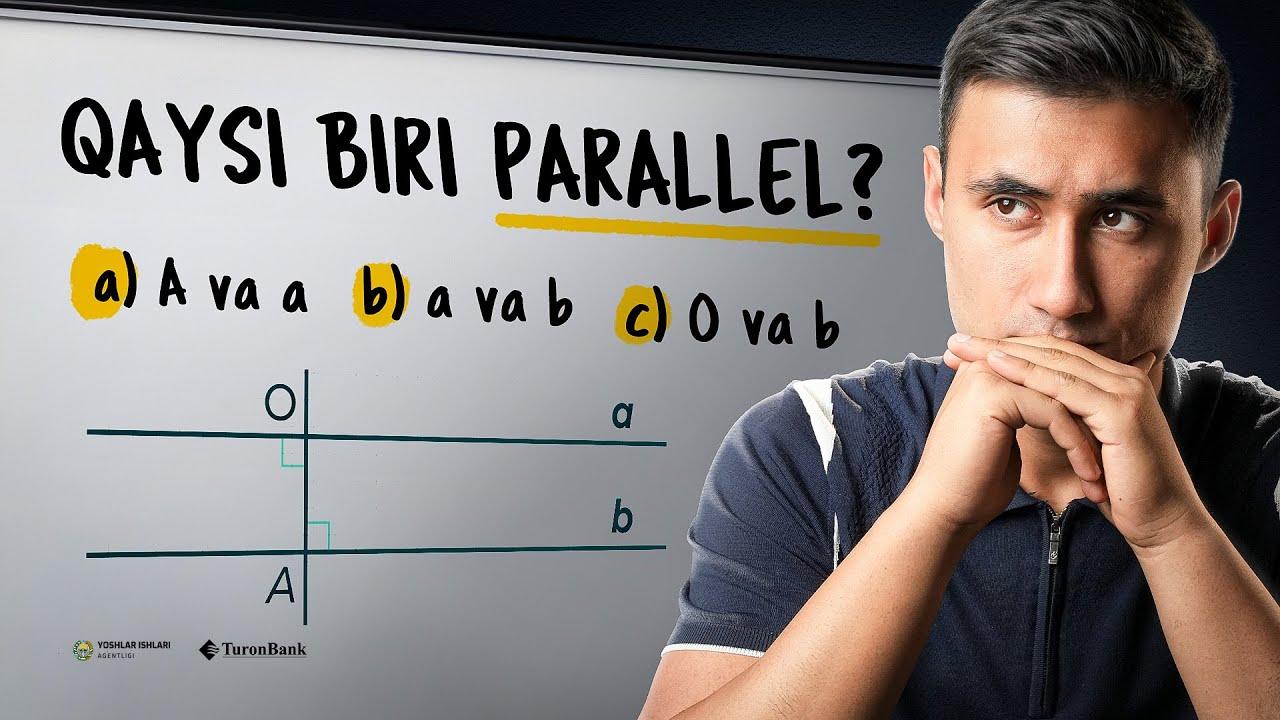 Parallel to‘g‘ri chiziqlar alomatlari