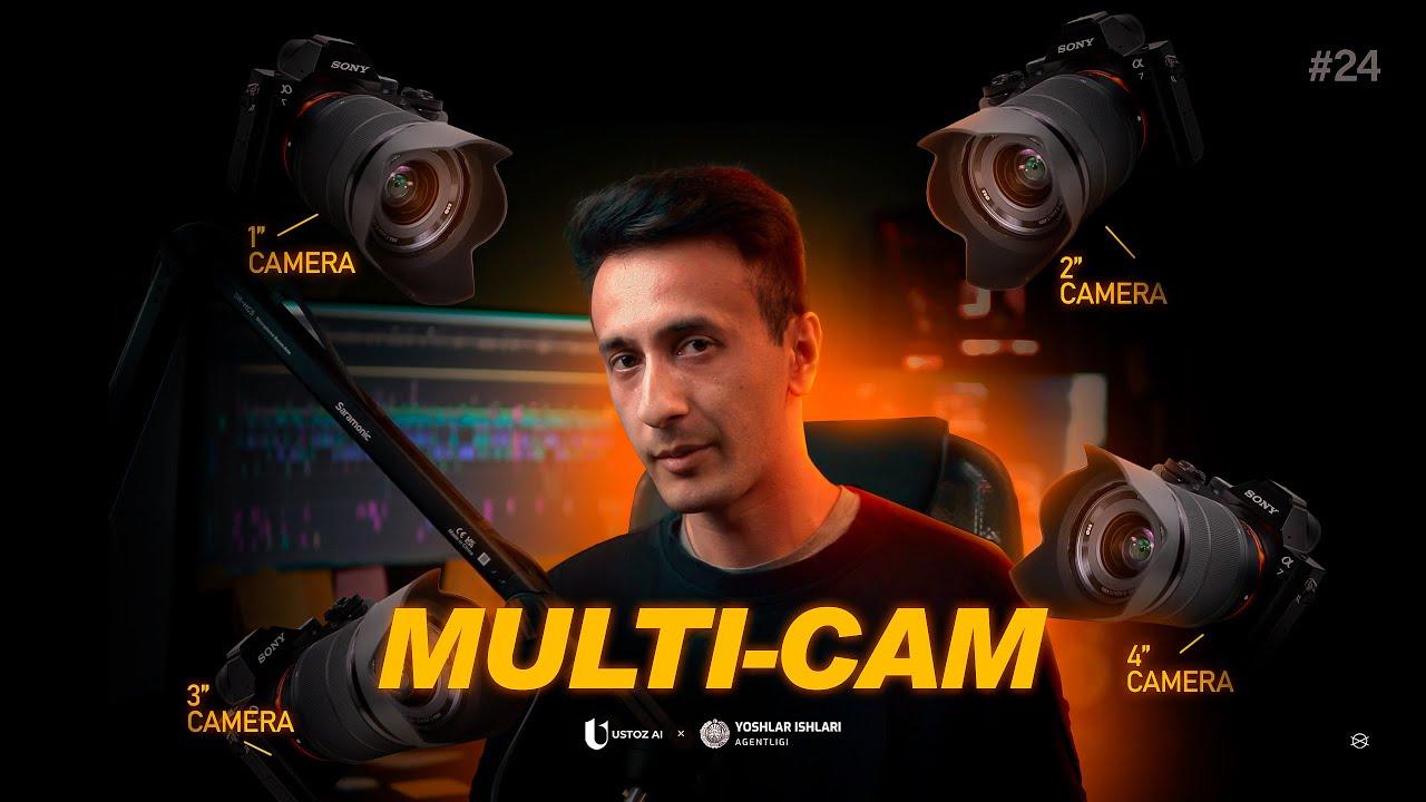 Koʻp kamerali videoni tez montaj qilish