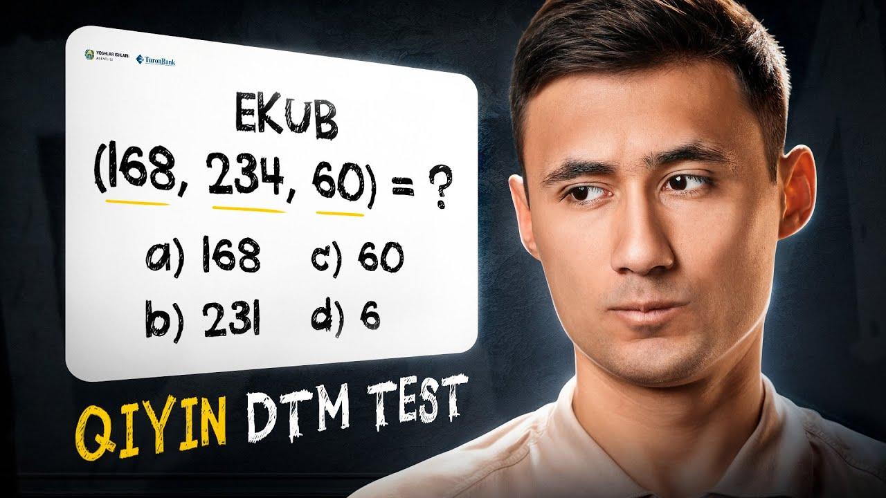 DTM testlar tahlili 