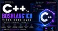 C++ dan boshlang'ich tushunchalar haqida