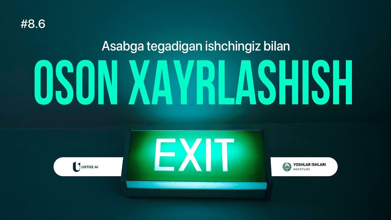 Xodimlar bilan xayrlashish skriptlari
