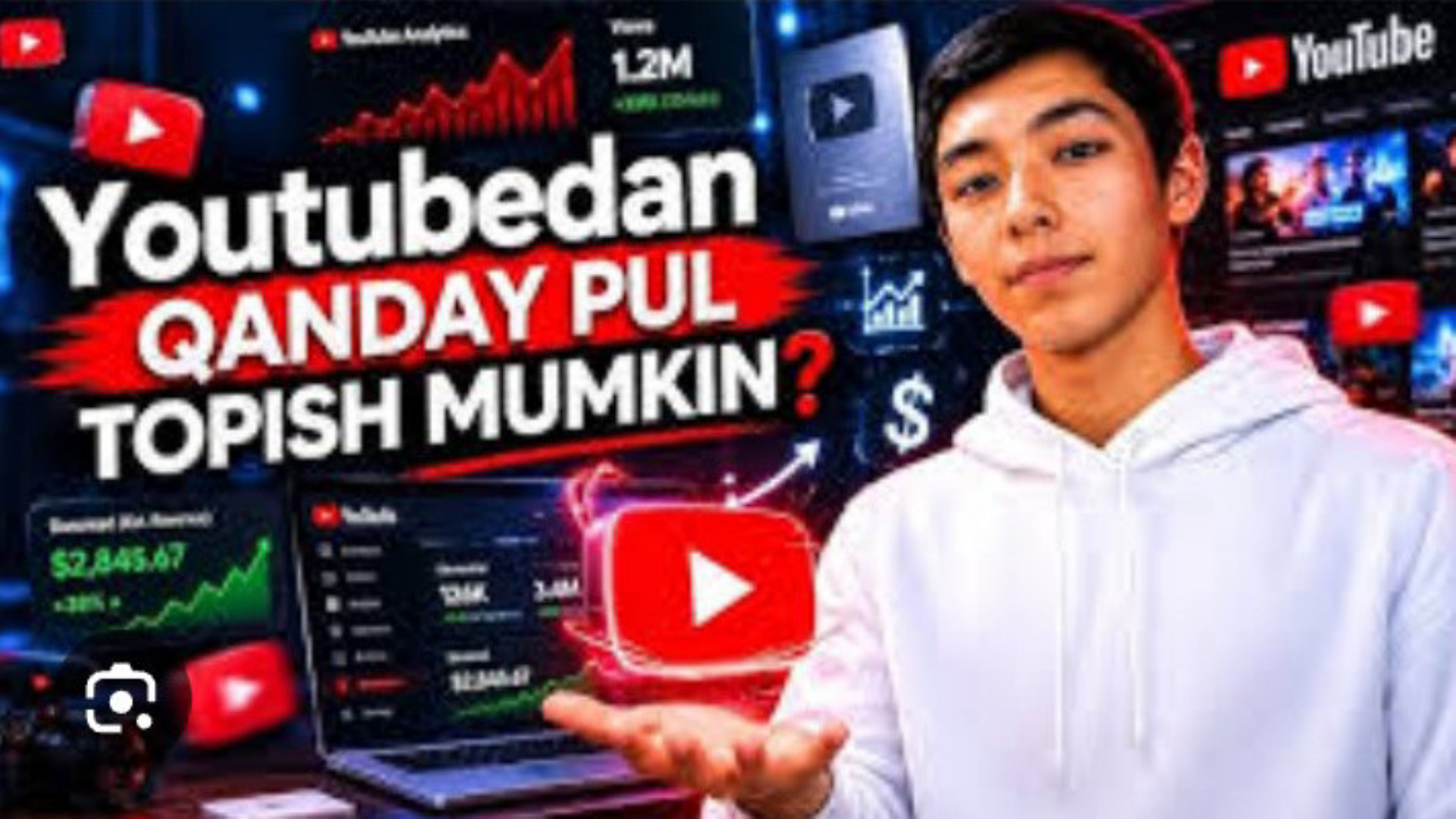 Bepul, sifatli Youtubedan daromat qilish. kursi - Ustoz AI. Ustoz Muhammadullo Xayrullayev Youtubedan daromat qilish.